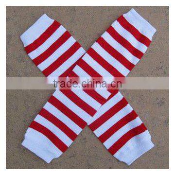 2014 fashion baby leg warmers stripe pattern