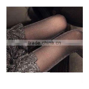 New Arrival Promotion Wholesale China Custom Sock Manufacturer Street Fashion Sheer Shine Silver Gold Onion Powder Sex pantyhose