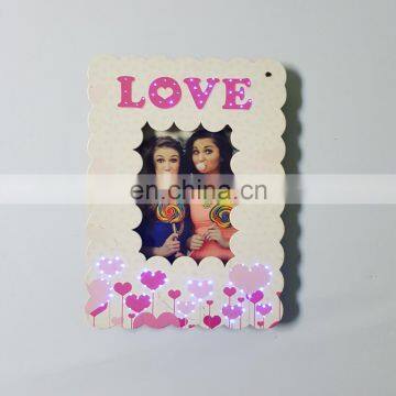 Top quality custom led light up picture/photo frame for crafts