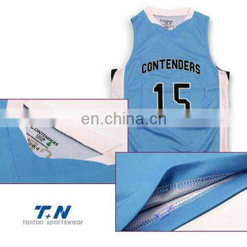 custom wholesale sleevesless basketball uniform sublimation