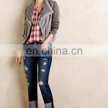 China Wholesale Cheap Life Jacket Long Sleeves Woman Motorcycle Jacket photo-4