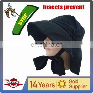 lady's fashion hat with uv cut and anti mosquito functions