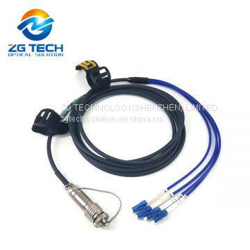 IP68 Waterproof 2 Core 4 Core Single Mode G657A ODC Fiber Optic Patch Cord photo-2