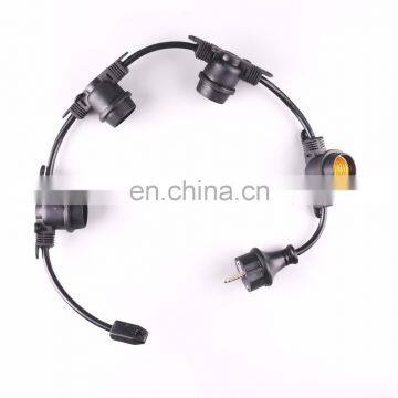 Copper Wire String Lights for Christmas Street Decoration With Colorful Bulbs photo-3