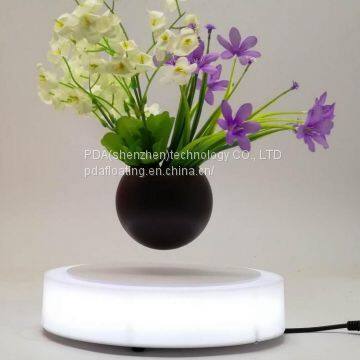 customzie magnetic floating levitation bottom air bonsai pot