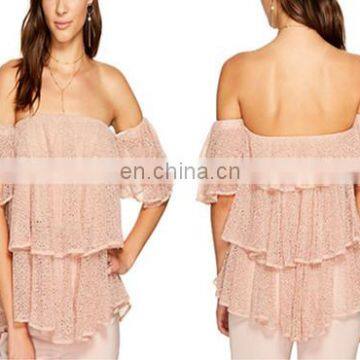 Pink Beautiful Fancy Summer Top For Women