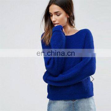 New fashion long sleeves warmer sweater for beautiful women KMY1082