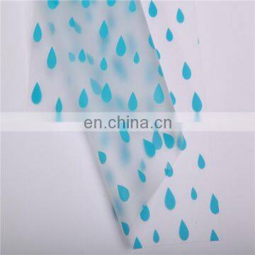 packing cheap raincoat material pvc film