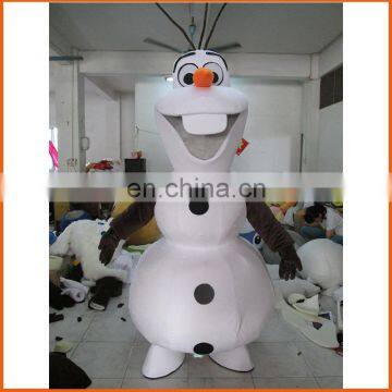 Popular snowman olaf mascot costume for adult frozen mascot