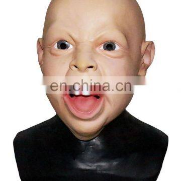 2014 Novelty Product Vivid Happy Latex Baby Mask for Party Dress Costume