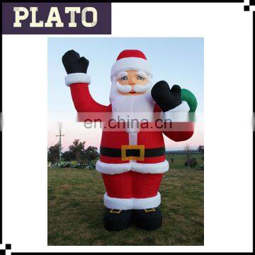 christmas inflatable santa clause promotional inflatable model for outdoor advertising