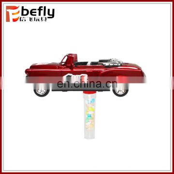 Hot sale plastic toy friction car with candy