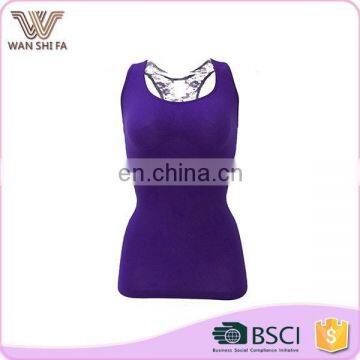 Sexy lace sleeveless waistcoat slimming burn fat seamless body shaper suit for women