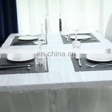 2015 China Manufacturer Elegant White Wedding Tablecloth