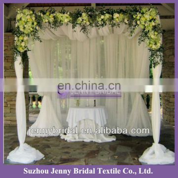 BCK027 New Hot sale chiffon and organza luxurious wedding backdrops