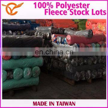 Taiwan 100% Polyester Fleece Mop Fabric Stock Lots