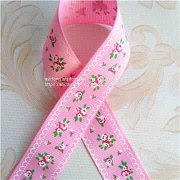 Wholesale 100% Custom Printed Grosgrain Ribbon Roll photo-3