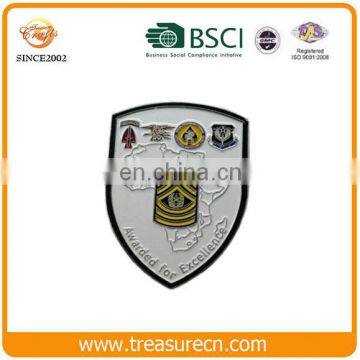 Hot selling custom logo printing epoxy coating lapel pin