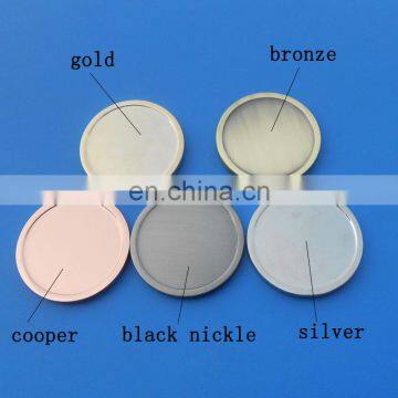 Different plating colors blank coins with edges