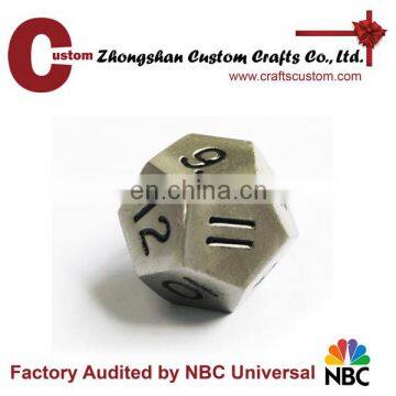 Popular 12 Sides Metal Custom Educational Dice photo-2