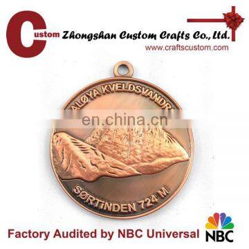 Promotional New Products Expert Factory Custom Quality Star Design Gold Plated Anniversary Medal photo-6