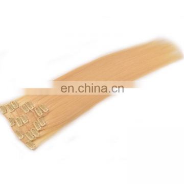 blonde color hair extensions clip in