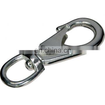 Malleable Swivel round eye clip bolt snap hook