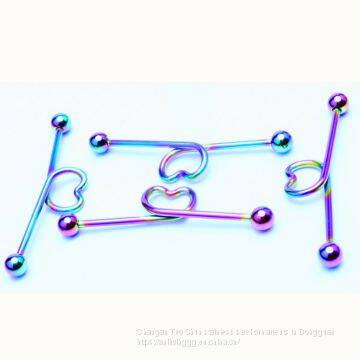 Ins Hot Money Love Ear Scrape Ear Pin Foreign Trade Earphone Wholesale Body Piercing Jewelry photo-2