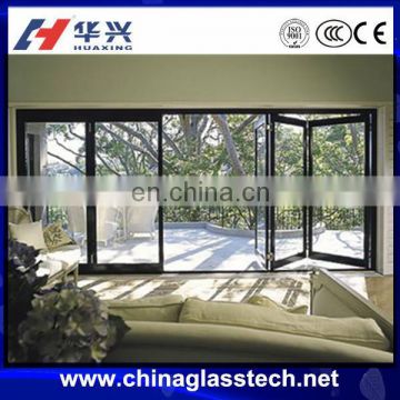 Energy saving and Eco-friendly Sound and Heat insulation foldable glass door