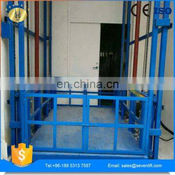 7LSJD Shandong SevenLift 4 Post Small Home Outdoor Cargo Vertical Elevator Lift