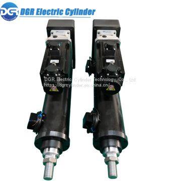 Servo Large Thrust Precision Positioning 500mm/s Fast Electric Telescopic Cylinder for Press Machine photo-4