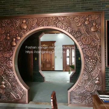 JYF0062 Customized high quality indoor partition Laser Cut room divider 201 304 316 stainless steel decorative metal screen