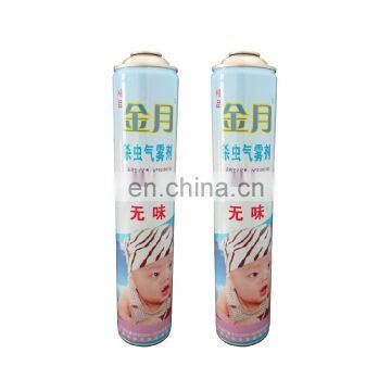 China necked-in empty pesticide can 750ml and metal cylinder container