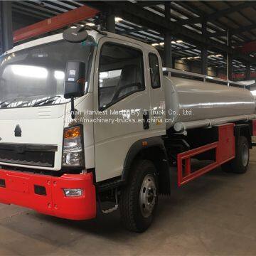 Sinotruk Howo 4x2 10,000 Liters Fuel Tank Truck Oil Tanker