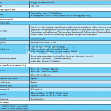 JRC JCY-1900 VDR (Voyage Data Recorder) photo-5