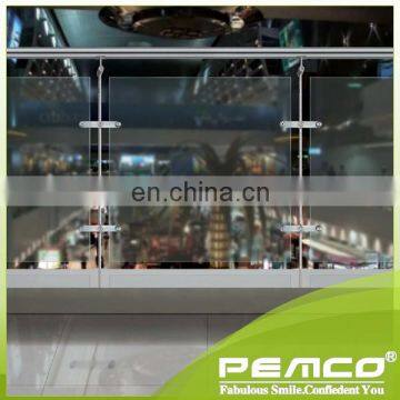 China Wholesale Flooring Frameless Railing Stainless Steel Glass Balustrade photo-3