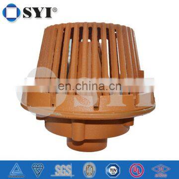Floor Drain With Round Adjustable Nickel Bronze Strainer photo-5