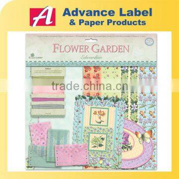 DIY Craft Set Edwardian Flower Garden Flower Scrapbook Kit