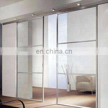 Aluminum frame tempered glass sliding glass wall