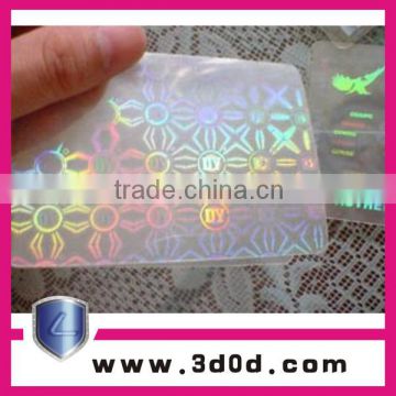 Laser hologram film Membership Card photo card Design