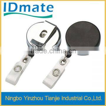 Plastic chrome plated badge reel/badge reel / pull reel