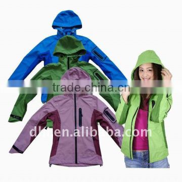 3 layers hoody windbreaker jacket clothes women style