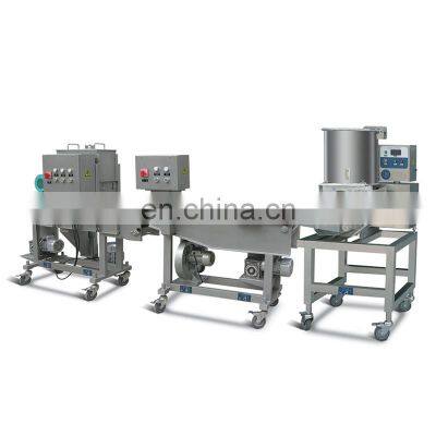 Great value chicken burger patties preparing production line automatic burger patty chicken nuggets processing line