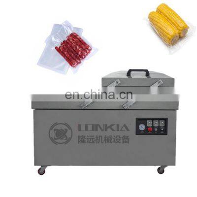 High Quality Automatic Thermal Chilli/Curry Powder/Rice/Fresh Meat Vacuum Packing Machine Double Chambers