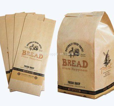 Storage bakery packaging bags large brown paper bread bakery bags