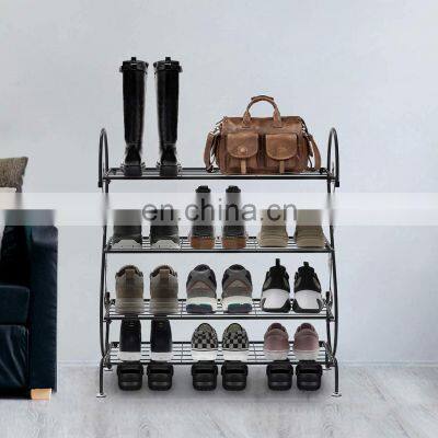 Shoe Rack Folding Online Modern Luxury Holder Shelf Stand Foldable Bamboo Storage Organizer Wooden Shoe Rack For Store Home Sale