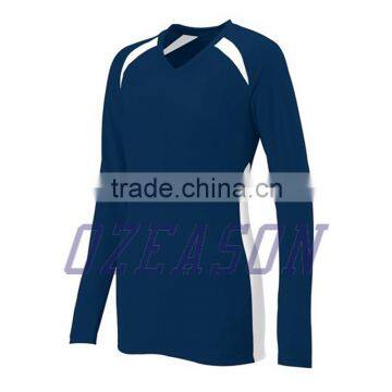 Wholesale Fashion Plain Long Sleeve Volleyball Jerseys for Women Supplier's Choice photo-3