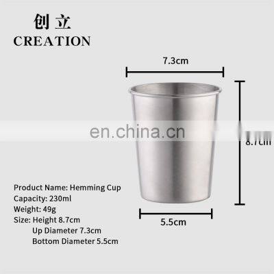 Factory Direct Wholesale Hot Selling for Yiwu 12oz Stainless Steel 304 Metal Espresso Pint Drinking Beer Mug Wine Cup photo-3