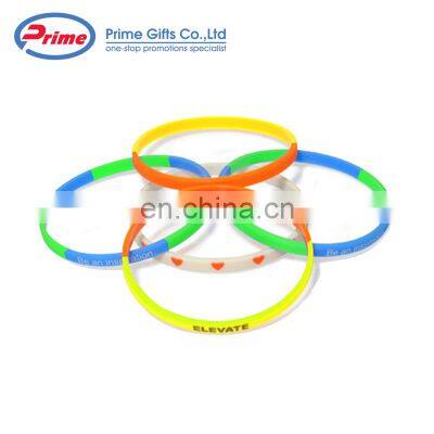 Wholesale Colorful Custom Silicone Bracelet Wristband photo-5