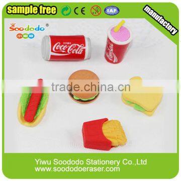 Various tool erasers for kids,cheap japanese stationery